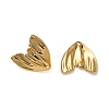 Brass Stud Earring Findings KK-P285-03G-2