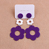 304 Stainless Steel Dangle Stud Earrings FS-WG4F7EC-10-1