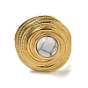 Ion Plating(IP) 304 Stainless Steel Open Cuff Rings STAS-Z060-13G-3
