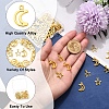 50Pcs 2 Styles Tibetan Style Alloy Charms TIBEP-FS0001-29AG-2