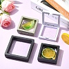 8Pcs 4 Styles Square Transparent PE Thin Film Suspension Jewelry Display Box CON-YW0001-98-4