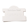 Paper Display Card with Word Stainless Steel CDIS-L009-09-1
