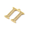 Rack Plating Brass Micro Pave Cubic Zirconia Pendant KK-H449-76G-23-2