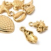 Ocean Theme 201 Stainless Steel Pendants STAS-F348-01B-G-2