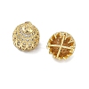 Brass Micro Pave Cubic Zirconia Charns KK-Z143-03G-02-2