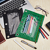 2Pcs 2 Colors Oxford Cloth with Alloy Pen Cases for 3-Ring Binder AJEW-CP0007-98-4