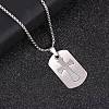 201 Stainless Steel Pendant Necklaces LS-NJEW-D307-02P-B-1