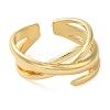 Brass Open Cuff Rings for Women LS-RJEW-Z070-07G-02-2
