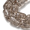 Transparent Crackle Glass Beads Strands GLAA-NH0001-04E-3