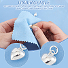 2Pcs 925 Sterling Silver Puffed Heart Charms with Jump Rings STER-UN0001-61S-5