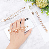 WADORN 3 Sets 3 Style Pearl Plastic Beads Link Chain Phone Case Double Chain Strap AJEW-WR0001-41-4