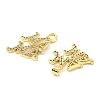 Mother's Day Brass Micro Pave Cubic Zirconia Pendants KK-M324-02J-G-2