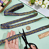 Ethnic Style Embroidery Polyester Ribbons OCOR-WH0109-042A-02-3