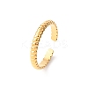 304 Stainless Steel Open Cuff Rings for Women RJEW-K309-11C-G-4