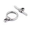 304 Stainless Steel Toggle Clasps STAS-I190-01AS-2
