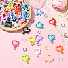 50Pcs Acrylic Lobster Claw Clasps DIY-YW0011-20A-5