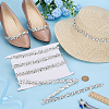 Iron Rhinestone Banding Trim IFIN-WH0065-77-4