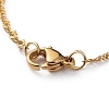 304 Stainless Steel Singapore Chain Necklaces NJEW-JN02662-04-3