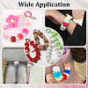 80Pcs 8 Colors Imitation Rabbit Hair European Beads FIND-PH0027-68B-5