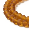 Transparent Glass Beads Strands X-EGLA-A034-T8mm-MD02-4