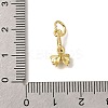 Rack Plating Brass Micro Pave Cubic Zirconia Ice Pick Pinch Bails KK-F883-14G-01-3