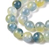 Dyed Natural White Jade Beads Strands G-T138-10mm-210-18-3
