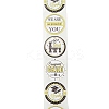 Graduation Theme Stickers Roll X-DIY-H167-04B-1