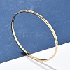 304 Stainless Steel Bangles for Women AJEW-P127-09G-1
