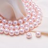 Eco-Friendly Dyed Glass Pearl Round Beads HY-BC0001-8mm-WH007-1