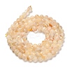 Natural Citrine(Heated) Beads Strands LS-G-G155-B03-01-3