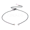 304 Stianless Steel Cable Chain Bracelet Making STAS-CJ0001-135M-1