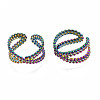 Criss Cross Cuff Rings RJEW-N038-004-1