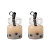 Glass Bottle Pendants CRES-S359-01B-1