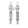 Tibetan Style Alloy Connector Charms PALLOY-A024-16AS-1-1