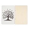 Printed Wooden 2-Ring Loose Leaf Binder Postcard Photo Album Cover DIY-XCP0003-83B-1