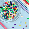 14Strands 14 Colors Handmade Polymer Clay Beads Strands CLAY-PA0001-06-7