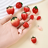 12Pcs 6 Styles Resin Pendants RESI-YW0001-98-4