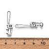Tibetan Style Alloy Pendants TIBE-N014-25AS-3