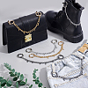 6Pcs 3 Colors Aluminium Chains Boot Strap Chains HJEW-GA00030-4