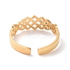 304 Stainless Steel Sailor's Knot Open Cuff Ring RJEW-P037-04G-3
