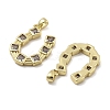 Brass Micro Pave Cubic Zirconia Pendants KK-U060-23G-04-2