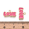304 Stainless Steel Enamel Pendants X1-STAS-T068-02B-3