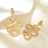 304 Stainless Steel Stud Earrings for Women EJEW-B121-01G-01-3