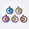 Ion Plating(IP) 201 Stainless Steel Charms STAS-Q201-JN202-3