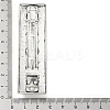 Rectangle with Moon Phase Pattern Alloy Hair Barrettes PHAR-G011-01AS-3