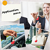 1Pc Imitation Leather Heart Keychain KEYC-CL0001-14D-4