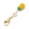 5Pcs Glass Seed Beaded Fruits Pendant Decorations HJEW-MZ00151-6