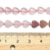 5 Styles Synthetic Cherry Quartz Glass & Natural Strawberry Quartz & Mookaite & Rhodonite & Rose Quartz Beads Strands G-F811-A01-01-5