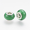 Large Hole Rondelle Resin European Beads RPDL-J008-19-2
