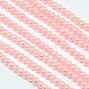 Eco-Friendly Dyed Glass Pearl Round Beads Strands HY-A002-4mm-RB033-1